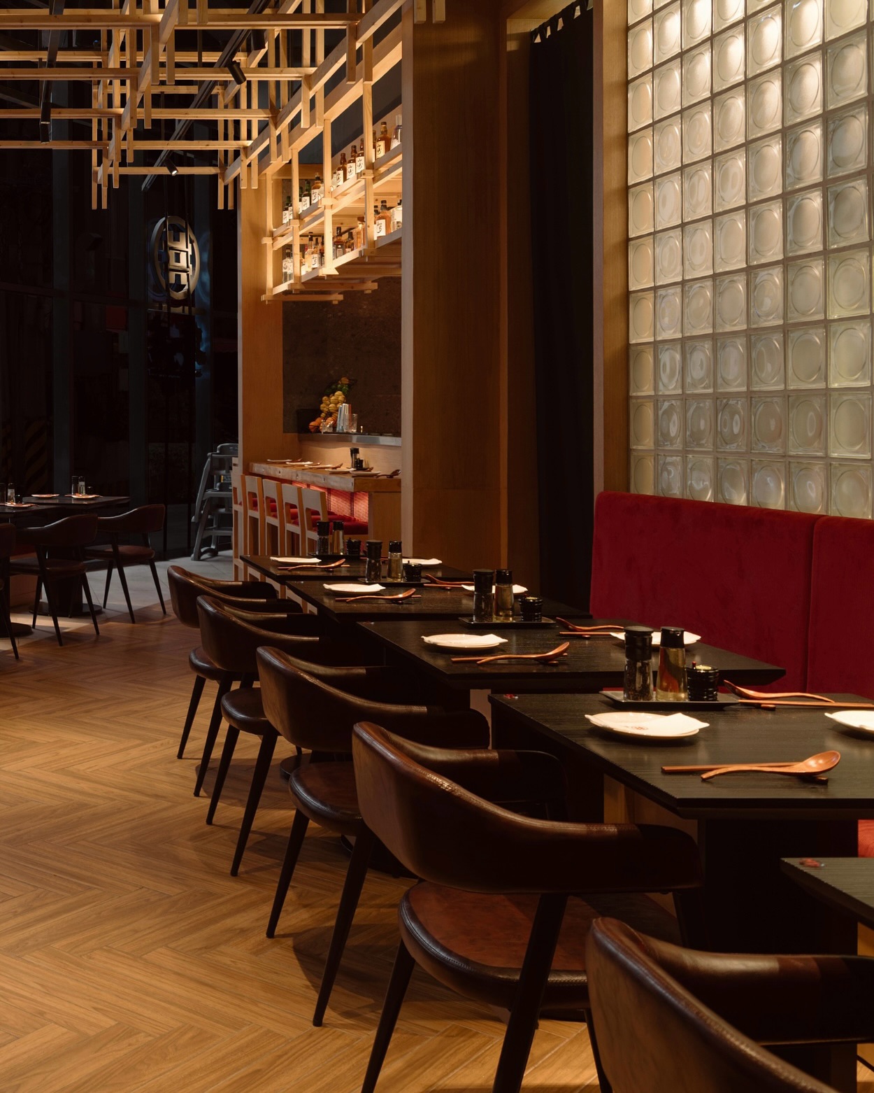 INOSHO Ramen Makati elegant interior dining area